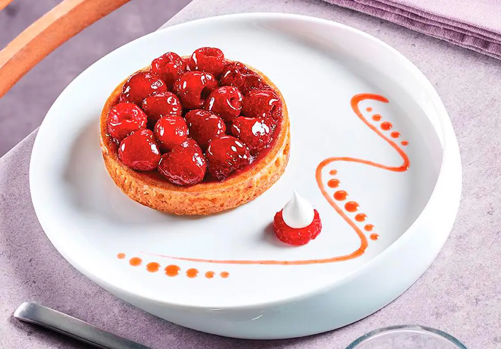 tartaletas de frambuesa