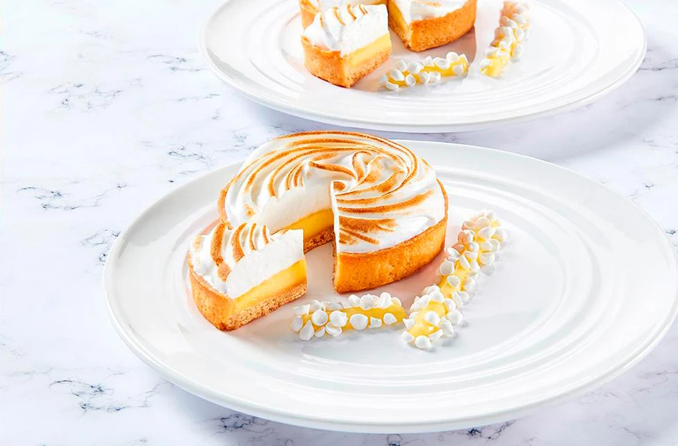 tartaletas de limón y merengue italiano
