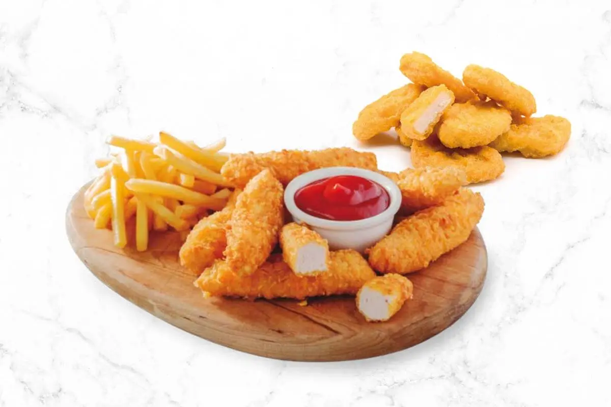 fingers y nuggets de pollo