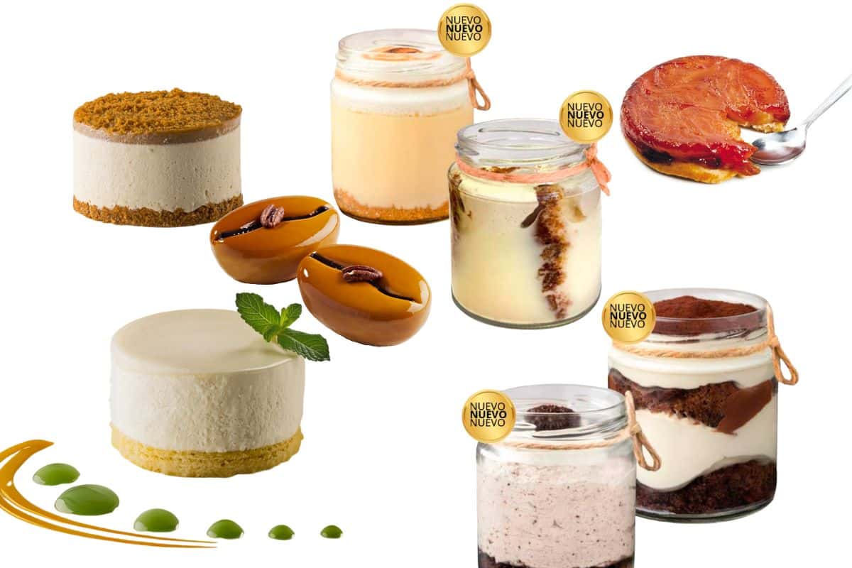 postres navideños individuales para cenas de empresa